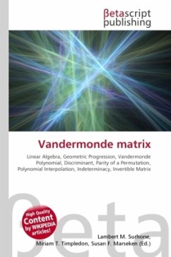 Vandermonde matrix