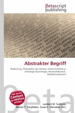 Abstrakter Begriff