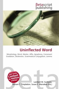 Uninflected Word