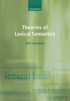 Theories of Lexical Semantics - Geeraerts, Dirk