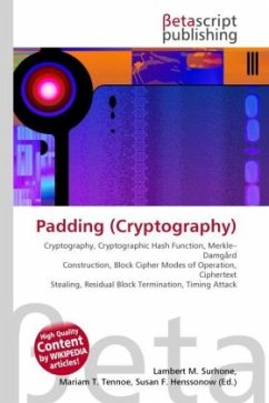Padding (Cryptography) Padding (Cryptography)