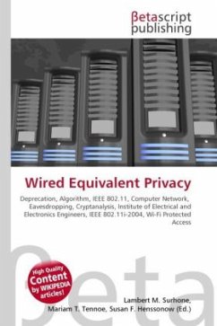 Wired Equivalent Privacy Wired Equivalent Privacy