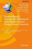 Human Benefit through the Diffusion of Information Systems Design Science Research