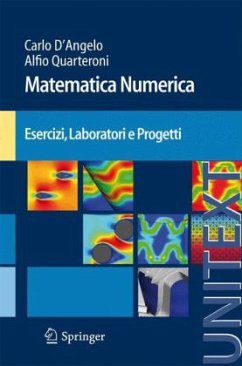 Matematica Numerica Esercizi, Laboratori e Progetti - D'Angelo, Carlo; Quarteroni, Alfio