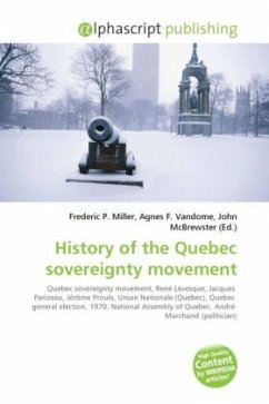 History of the Quebec sovereignty movement
