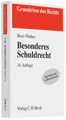 Allgemeines Schuldrecht - Brox, Hans und Wolf-Dietrich Walker