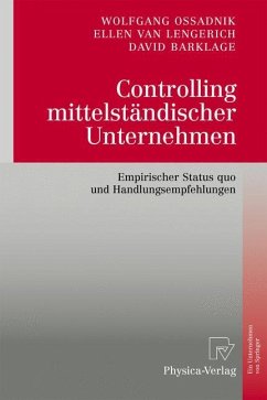 Controlling mittelständischer Unternehmen - Ossadnik, Wolfgang;Lengerich, Ellen van;Barklage, David