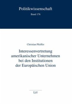 Cover Interessenvertretung amerikanischer Unternehmen bei den Institutionen der Europäischen Union