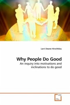 Why People Do Good - Hirschklau, Larri Deane