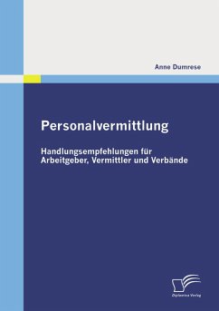 Cover Personalvermittlung: Handlungsempfehlungen für Arbeitgeber, Vermittler und Verbände