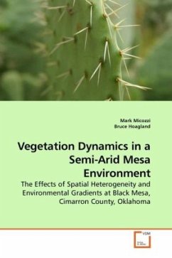 Vegetation Dynamics in a Semi-Arid Mesa Environment - Micozzi, Mark;Hoagland, Bruce