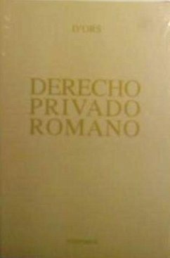 Derecho privado romano - Ors, Xavier D'