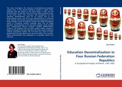 Education Decentralization in Four Russian Federation Republics - Eaton, Jana