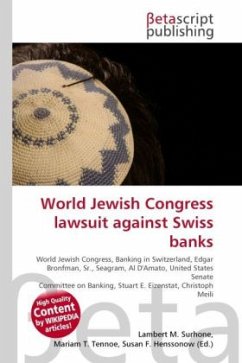 World Jewish Congress lawsuit against Swiss banks