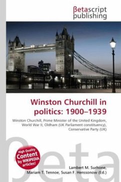Winston Churchill in politics: 1900 - 1939