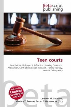 Teen courts