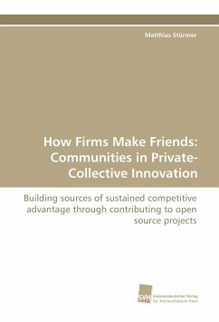 How Firms Make Friends: Communities in Private-Collective Innovation - Stürmer, Matthias