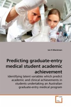 Predicting graduate-entry medical student academic achievement - Blackman, Ian R