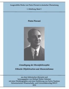 Ausgewählte Werke von Pietro Piovani in deutscher Übersetzung - Piovani, Pietro;Fulvio, Tessitore
