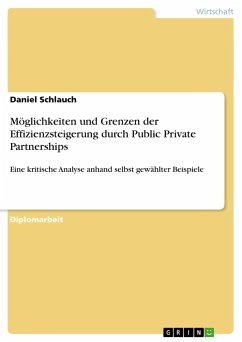 Möglichkeiten und Grenzen der Effizienzsteigerung durch Public Private Partnerships - Schlauch, Daniel