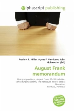 August Frank memorandum