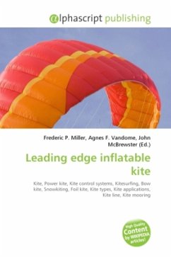 Leading edge inflatable kite