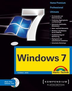 Windows 7 Kompendium, Platin Edition, m. DVD-ROM - Joos, Thomas