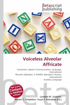 Voiceless Alveolar Affricate