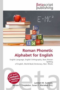 Roman Phonetic Alphabet for English