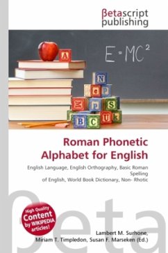 Cover Roman Phonetic Alphabet for English