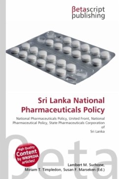 Sri Lanka National Pharmaceuticals Policy