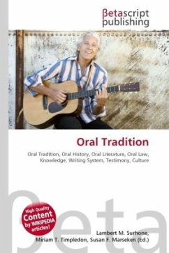 Cover Oral Tradition