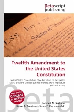 Twelfth Amendment to the United States Constitution