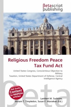 Religious Freedom Peace Tax Fund Act