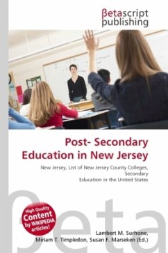 Post- Secondary Education in New Jersey