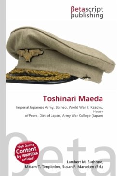 Toshinari Maeda - Herausgegeben von Surhone, Lambert M. Timpledon, Miriam T. Marseken, Susan F.