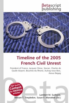 Timeline of the 2005 French Civil Unrest