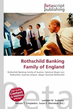Rothschild Banking Family of England