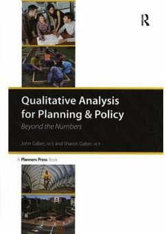 Qualitative Analysis for Planning and Policy - Gaber, John; Gaber, Sharon