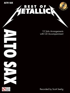 Best of Metallica - Instrumental Solos for Alto Sax Book/Online Audio