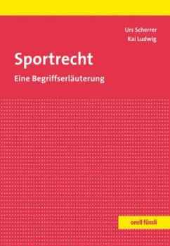 Sportrecht - Scherrer, Urs; Ludwig, Kai