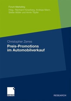 Preis-Promotions im Automobilverkauf - Zerres, Christopher