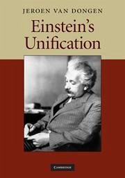 Einstein's Unification - Dongen, Jeroen van van