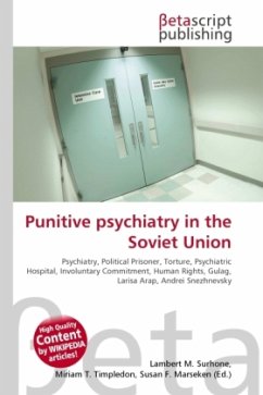 Cover Punitive psychiatry in the Soviet Union