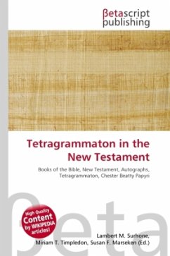 Tetragrammaton in the New Testament