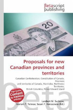 Proposals for new Canadian provinces and territories