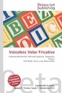 Voiceless Velar Fricative