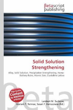 Solid Solution Strengthening