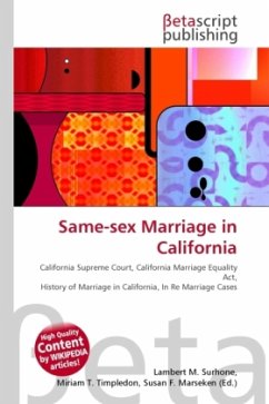 Same-sex Marriage in California
