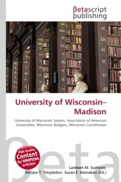 Cover University of Wisconsin-Madison